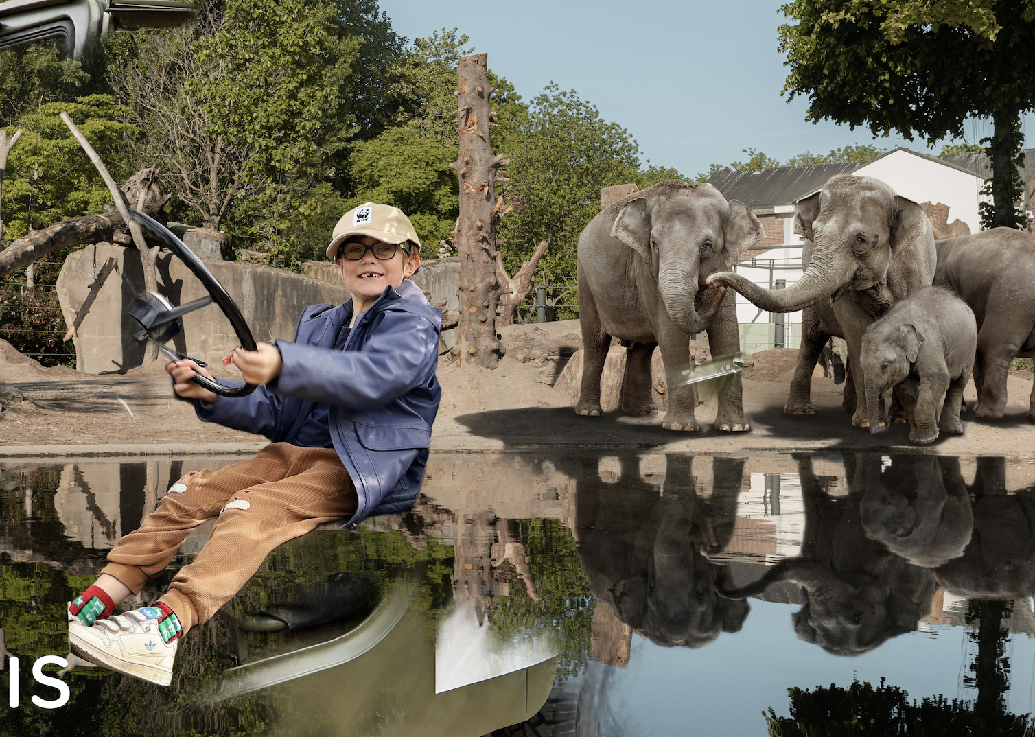 Elke hap helpt de olifant