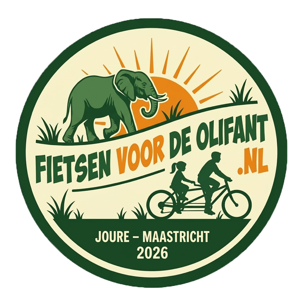 Fietsen voor de olifant