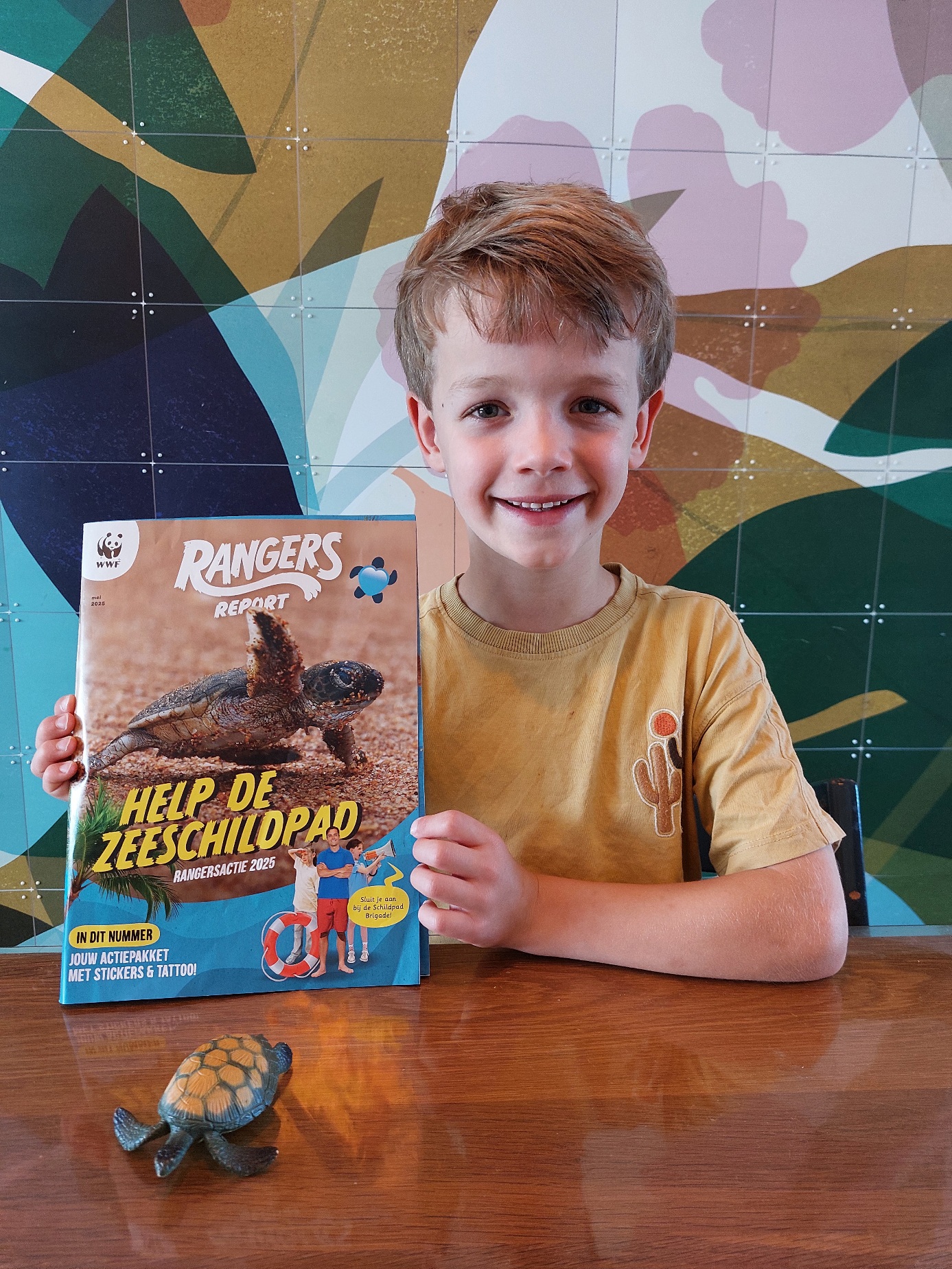 Moos in actie voor de sch