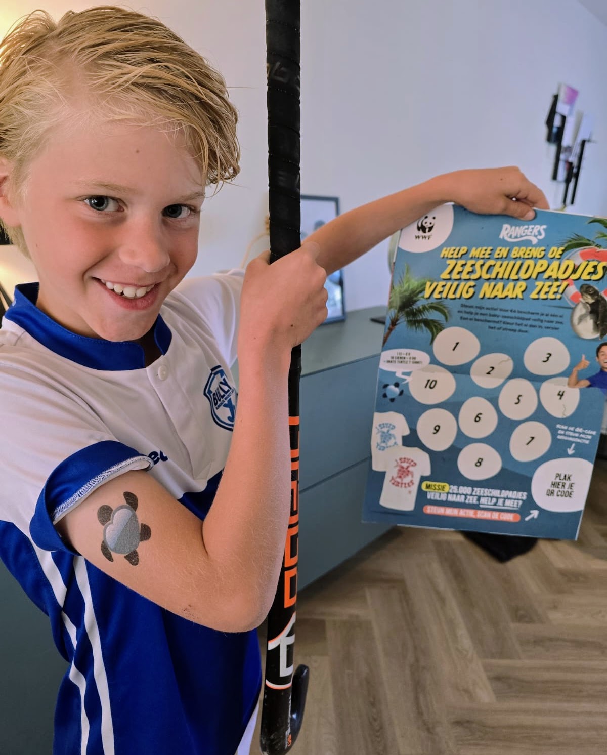 Scoren voor de schildpad