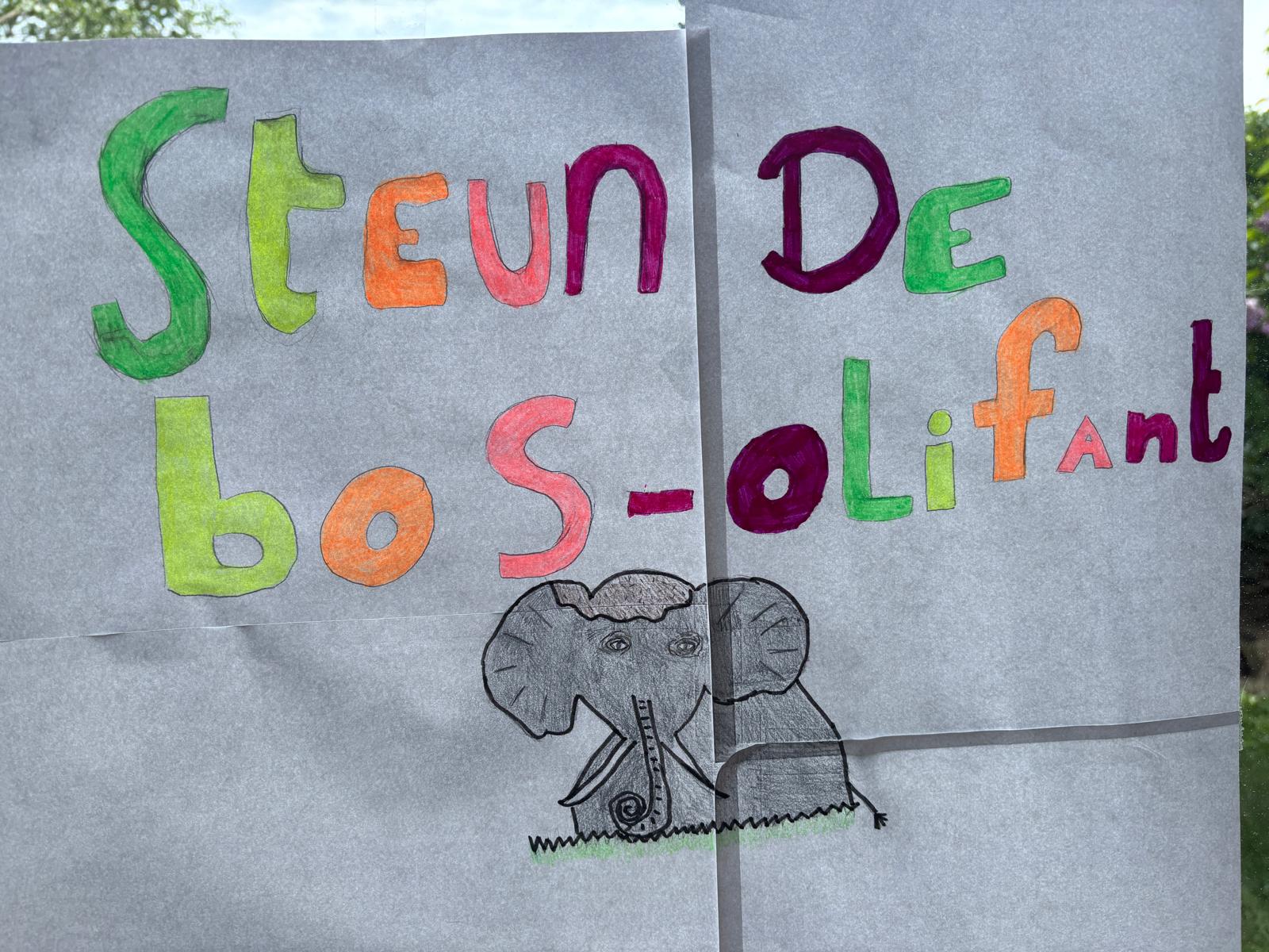 Steun de bosolifant