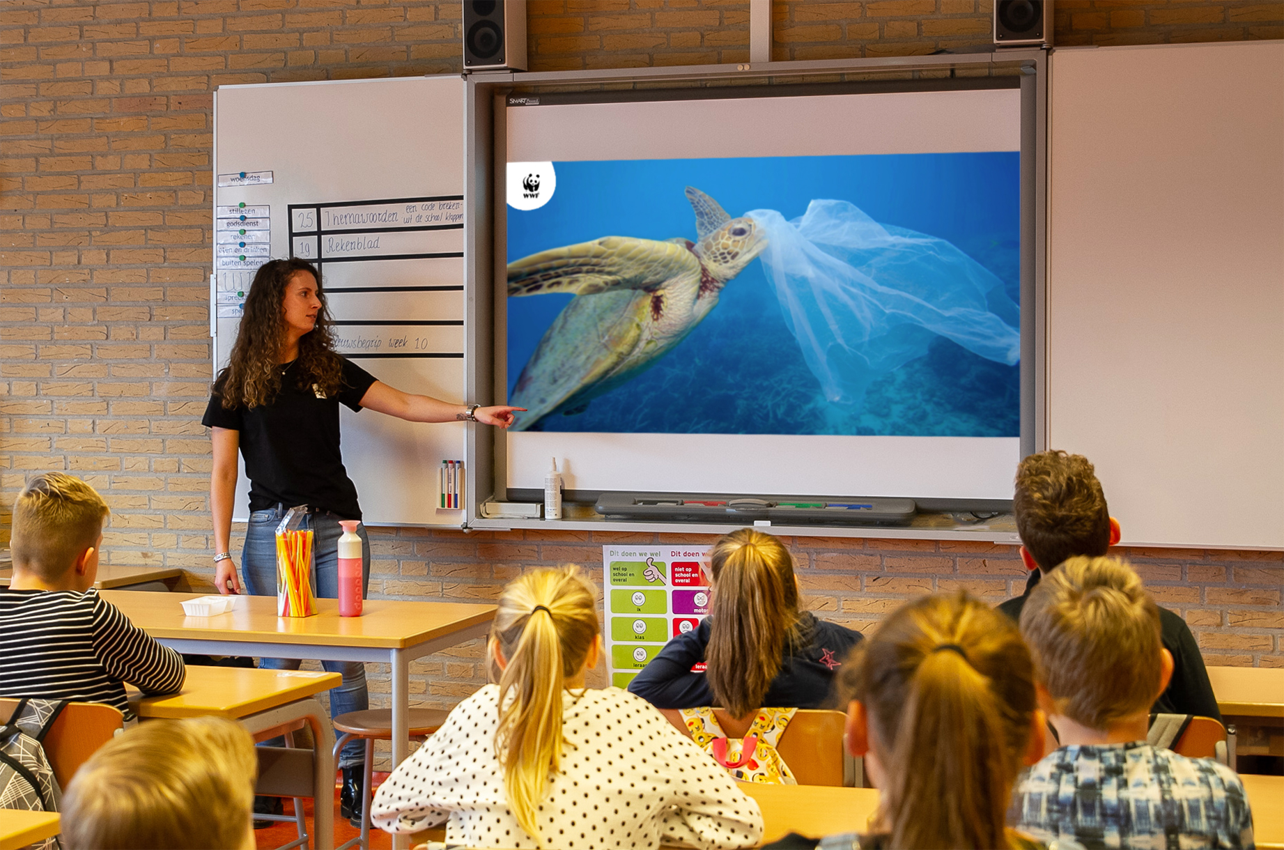 Gastles van het Wereld Natuur Fonds voor de klas