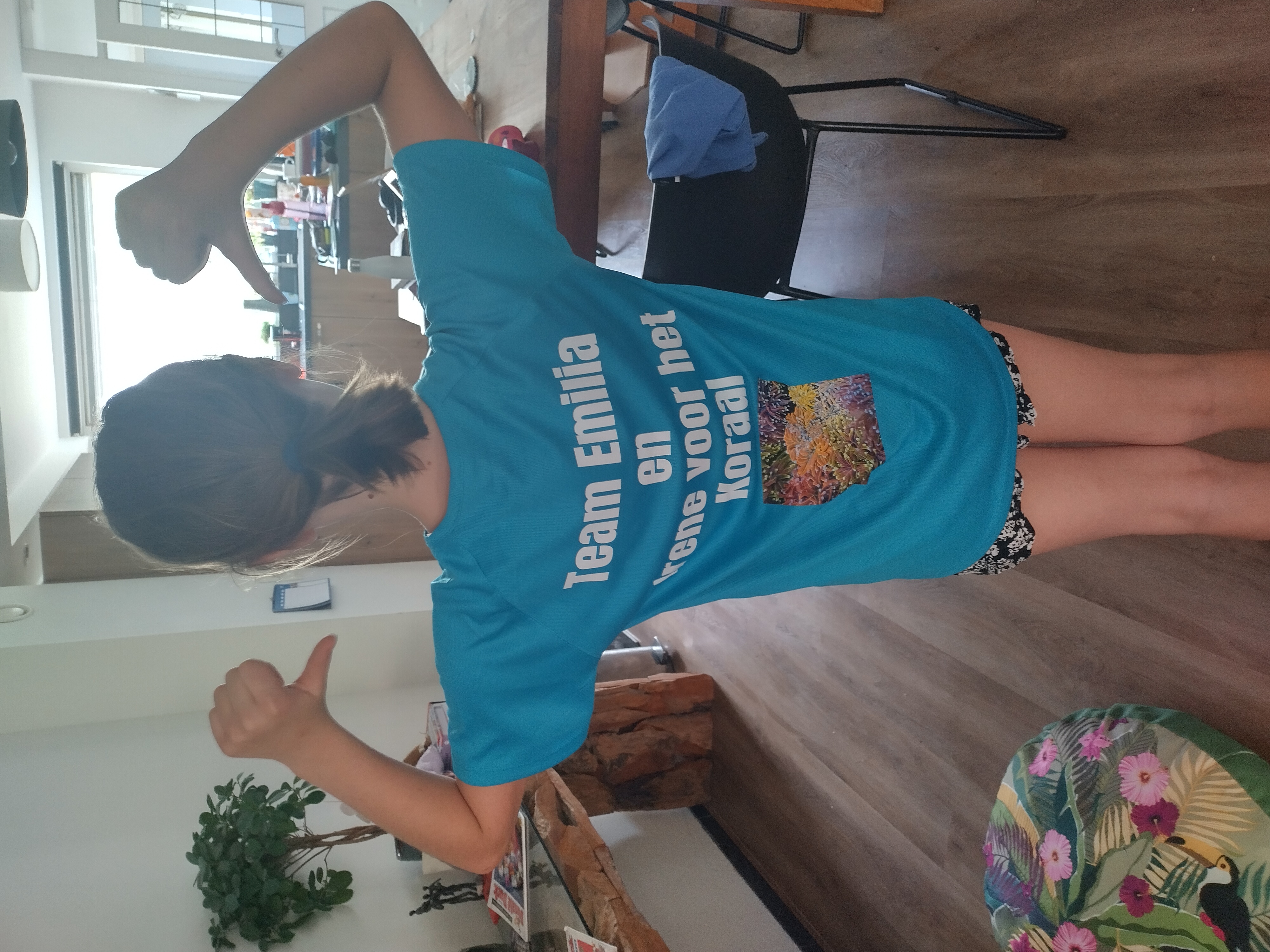 Fietsen voor het koraal