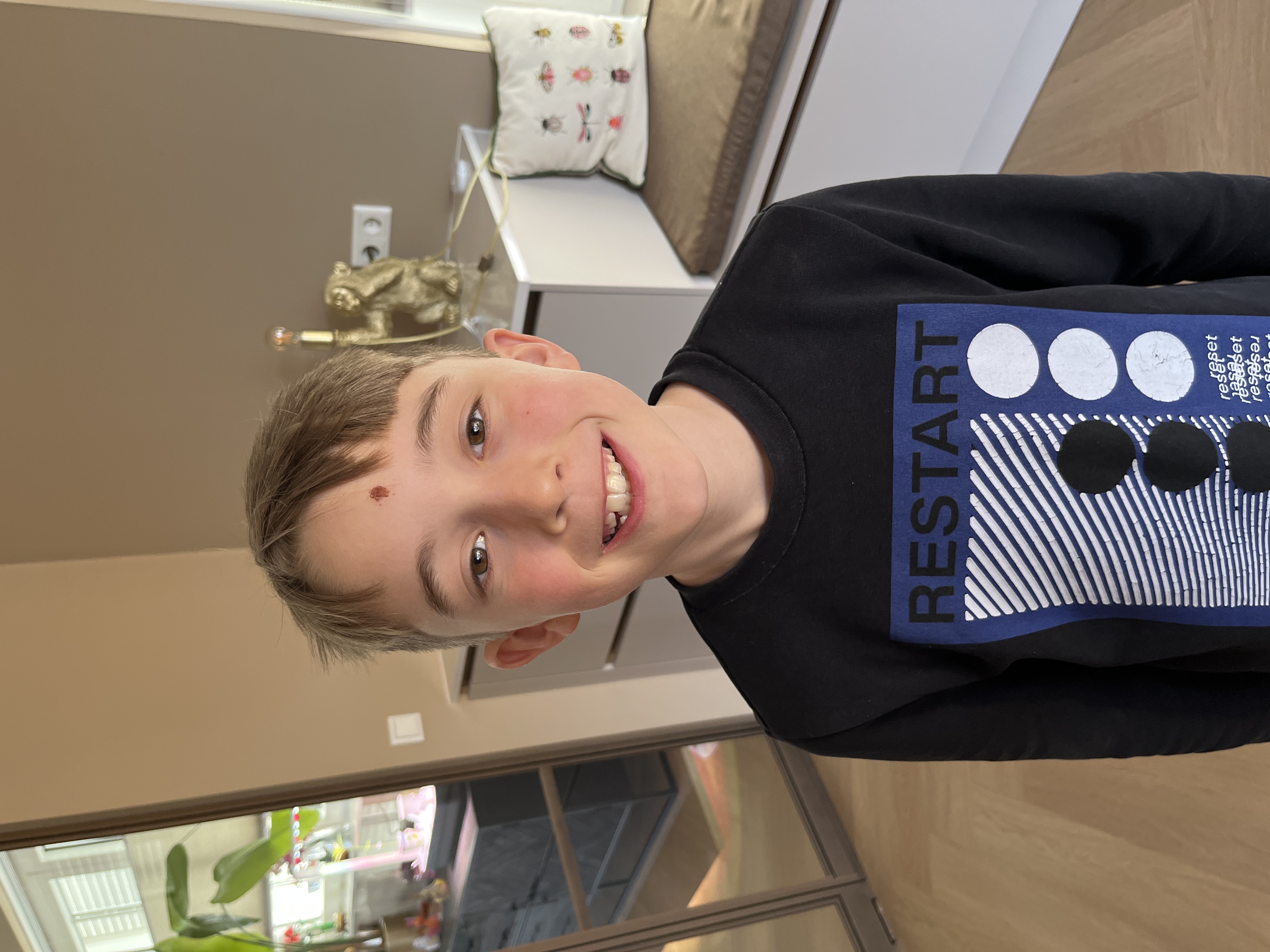 Thomas voor de olifant 