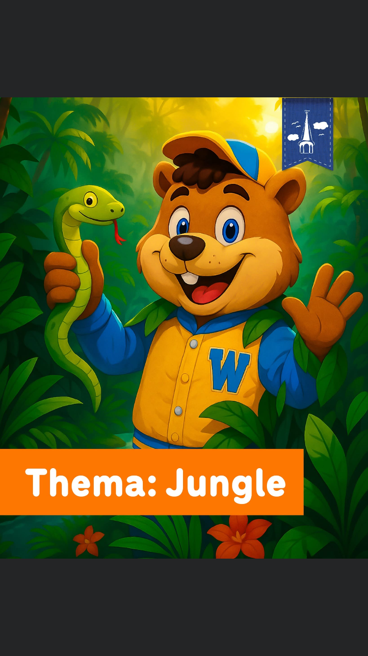 Straatversiering Jungle