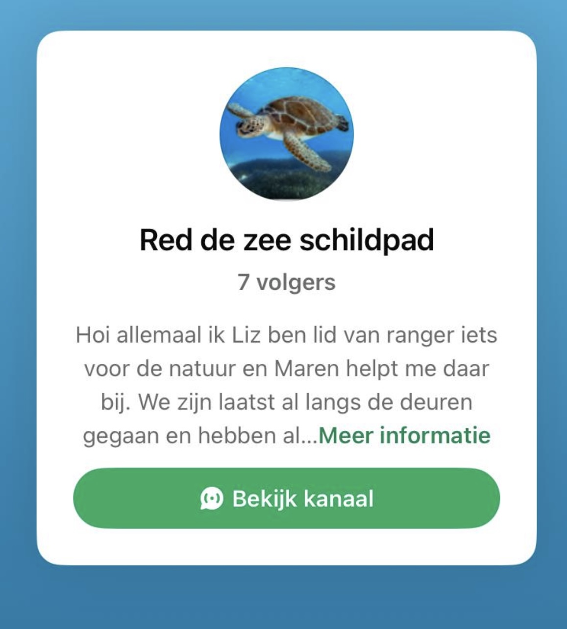 Red de zeeschildpad