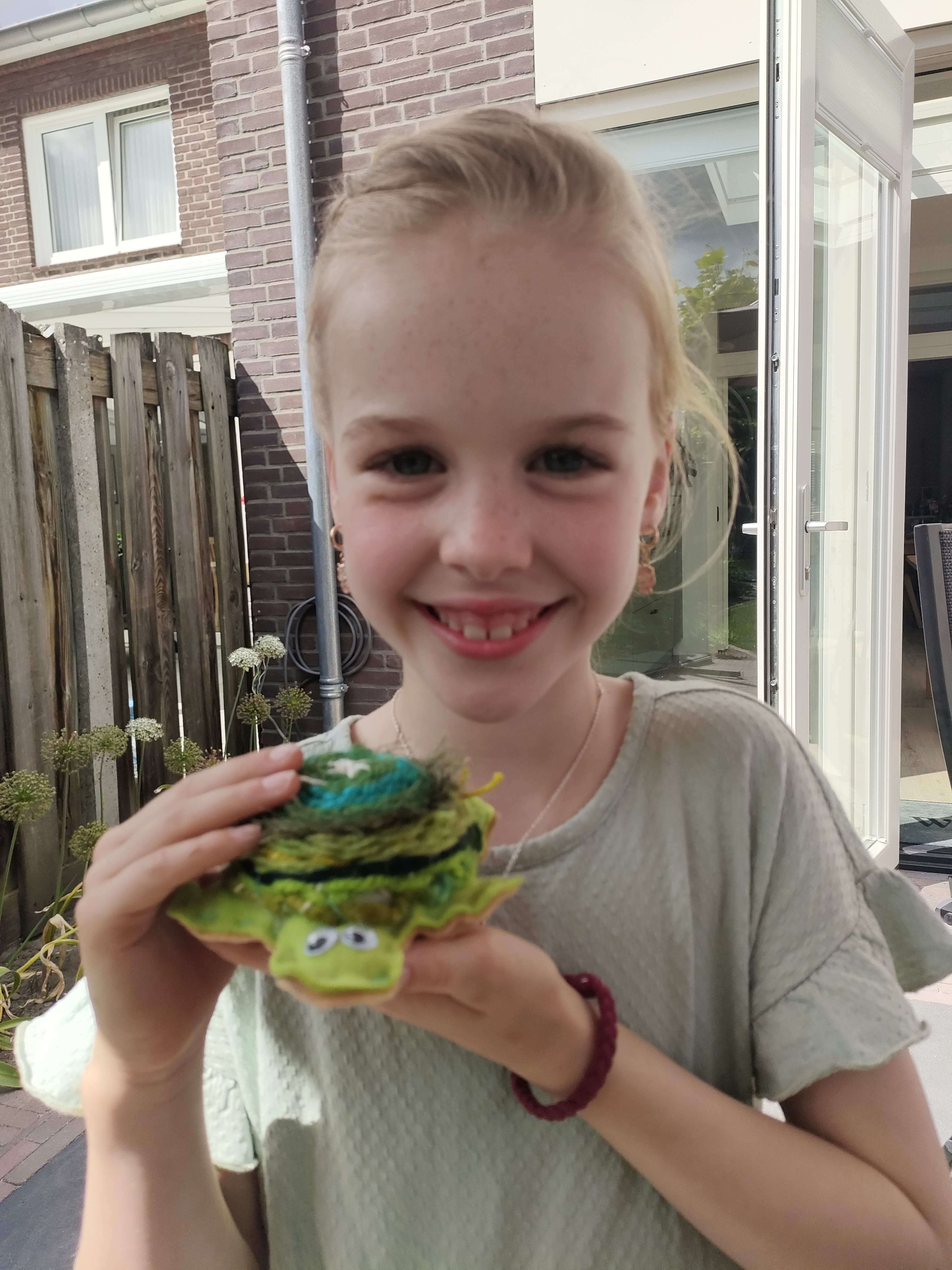 Noor helpt de schildpad