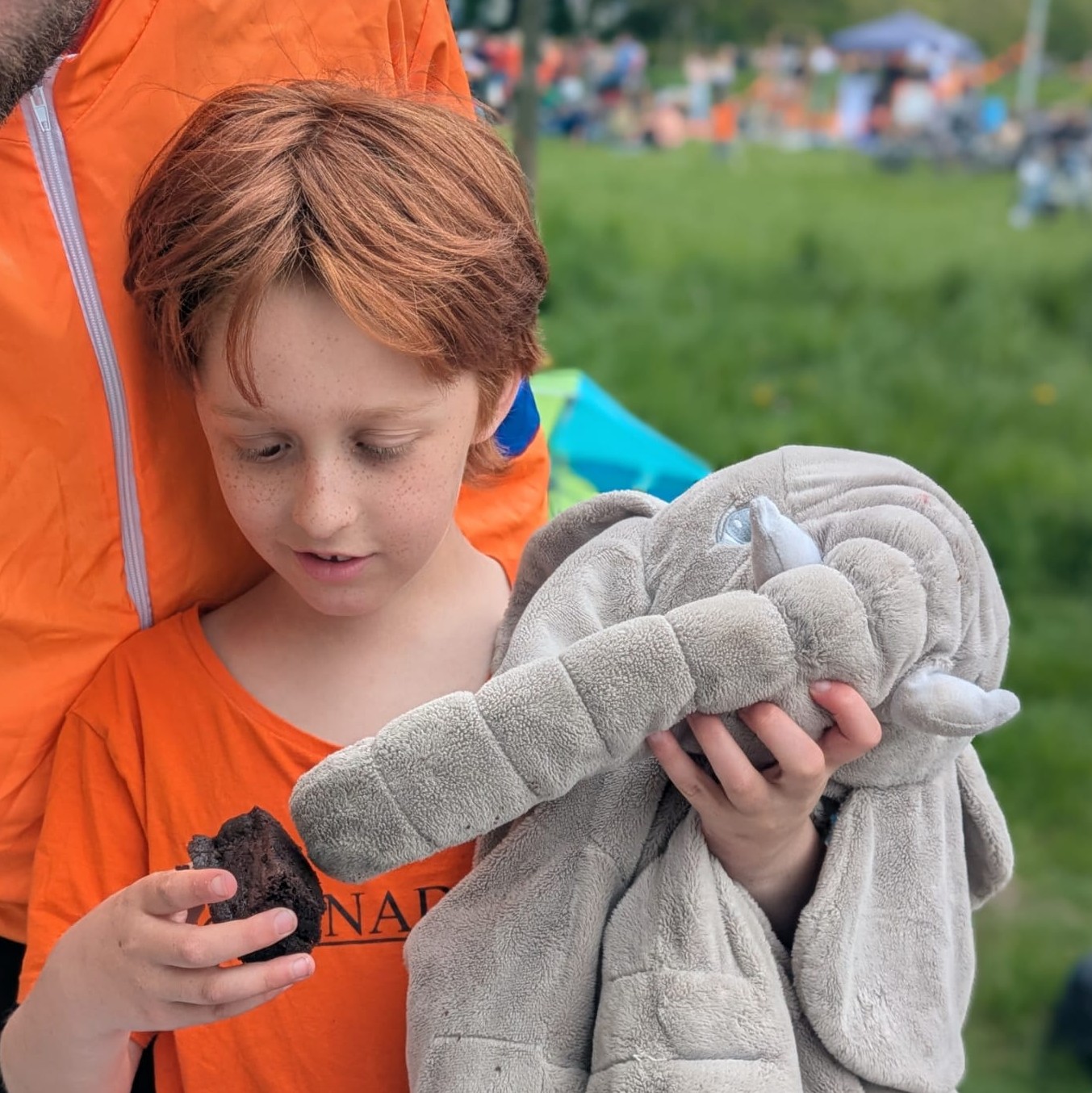 Een hap voor de olifant