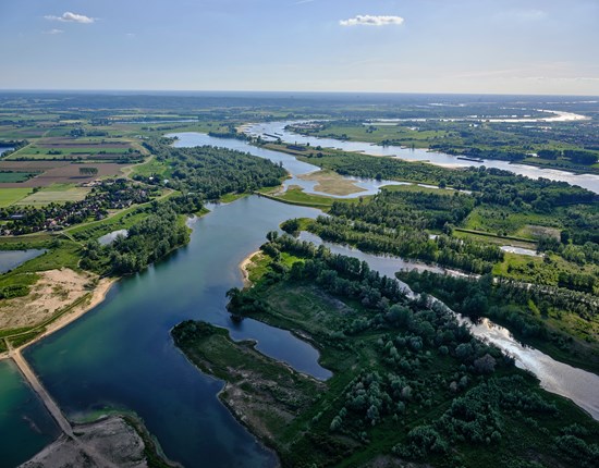 Millingerwaard van bovenaf