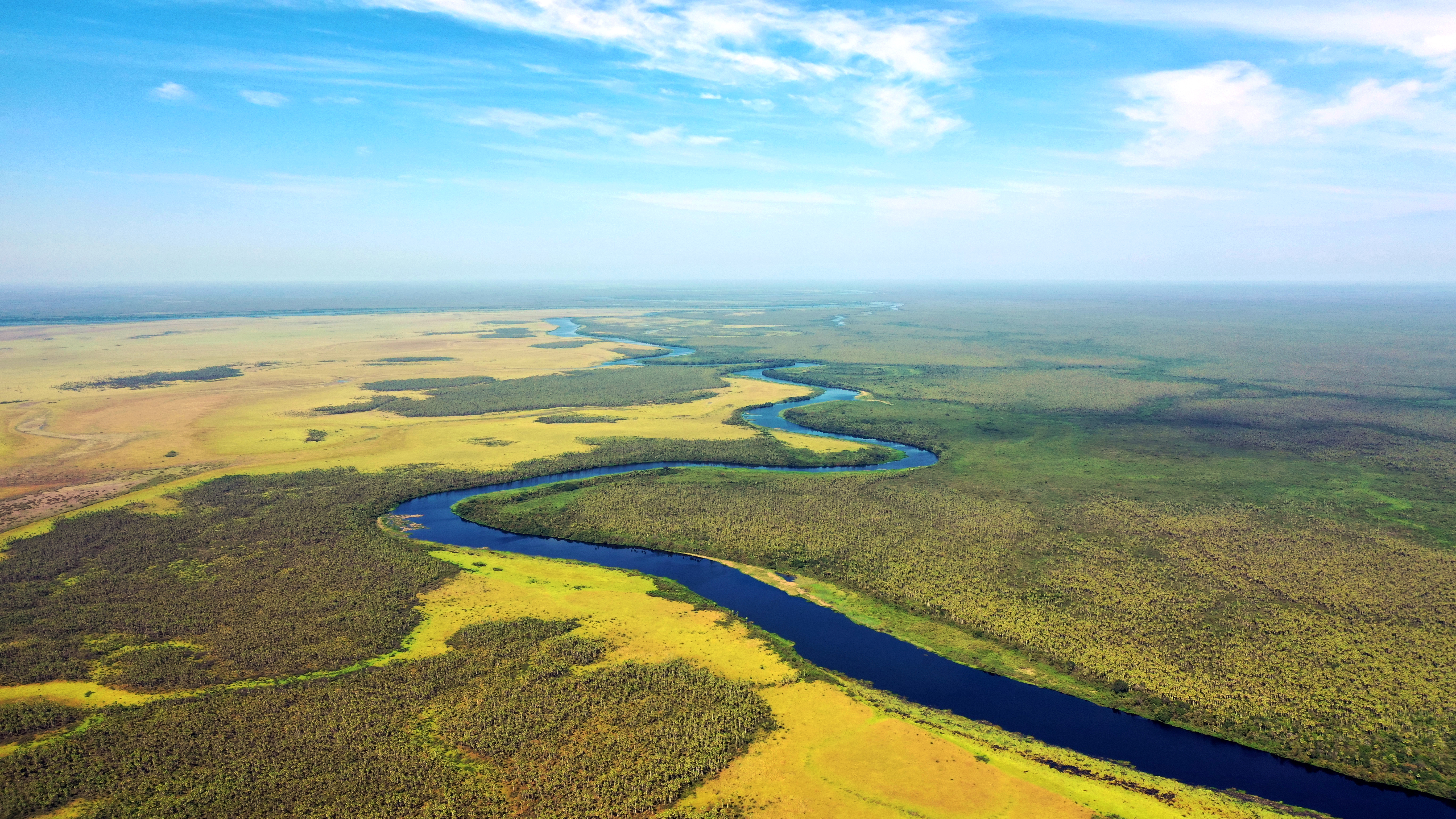 Uitzicht over de Pantanal