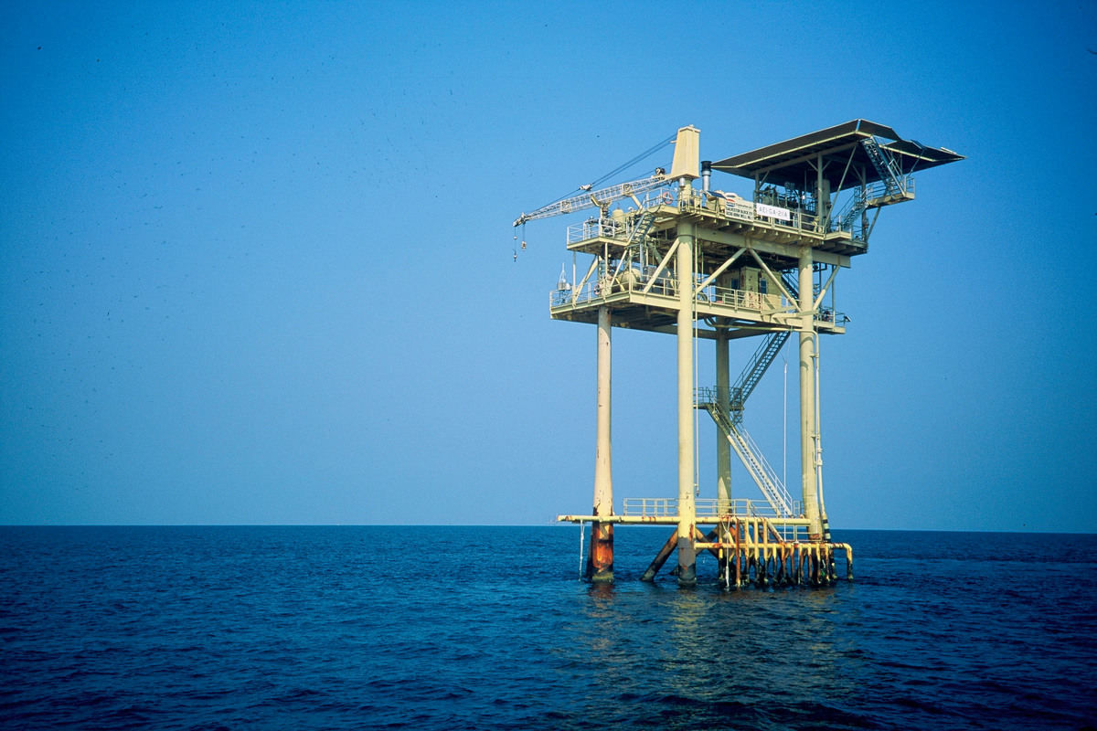 olie en gas winning op zee