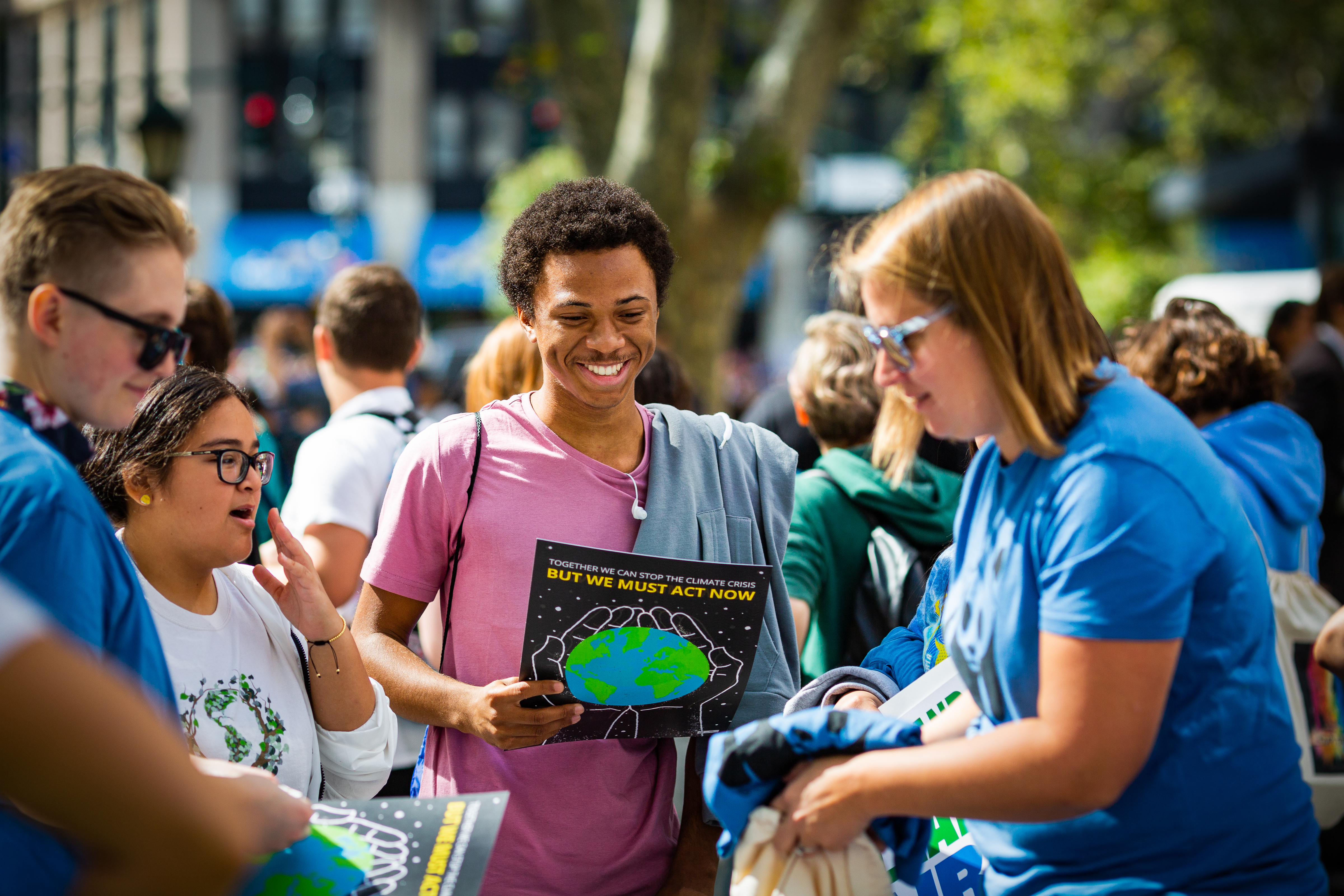 Klimaat mars, jongeren, jeugd New York 2019