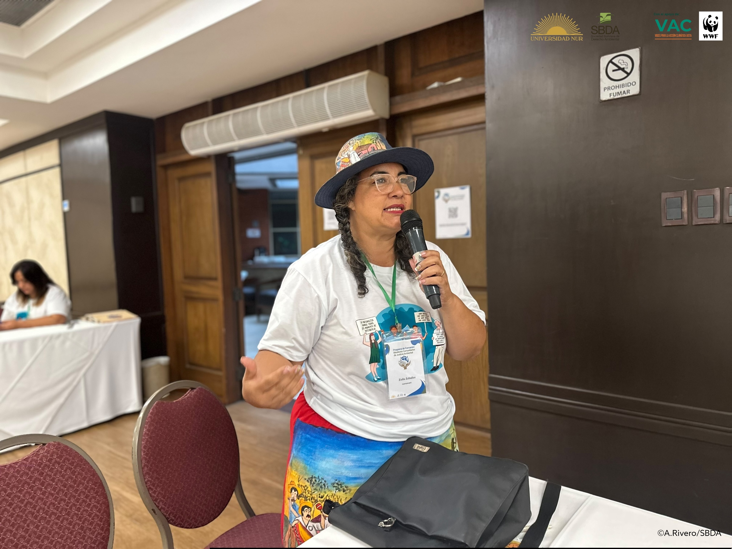 Zoila participated and graduated from the Environmental Justice Community Monitors course developed by SBDA - NUR University and VCA