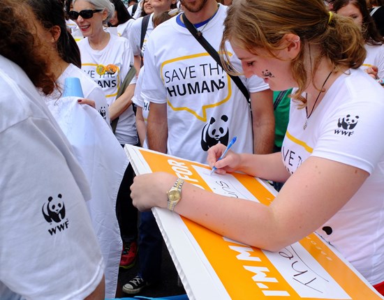 Klimaatmars in New York