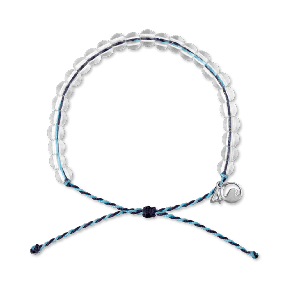 Armband gerecycled plastic paars WWF 4 Ocean, Steun ons