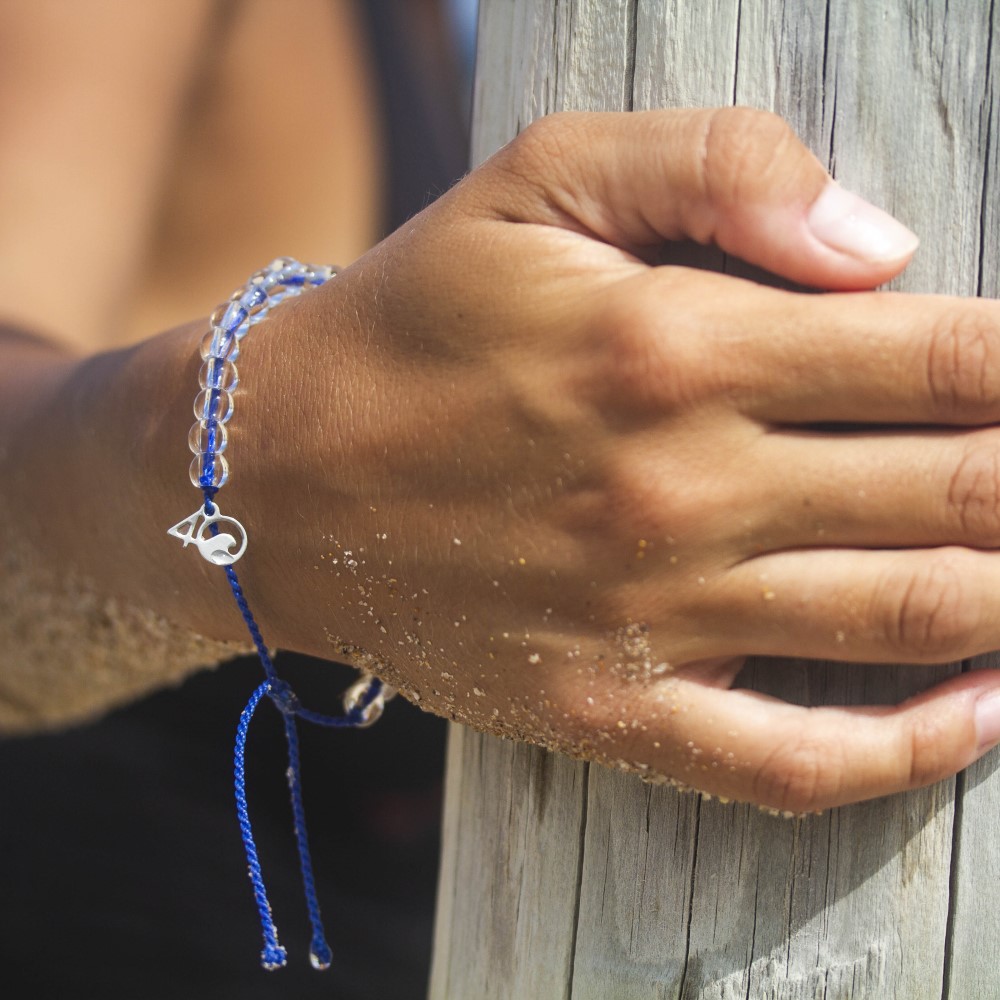 Broederschap fluiten Toevlucht Armband gerecycled plastic blauw | WWF | 4 Ocean, Steun ons