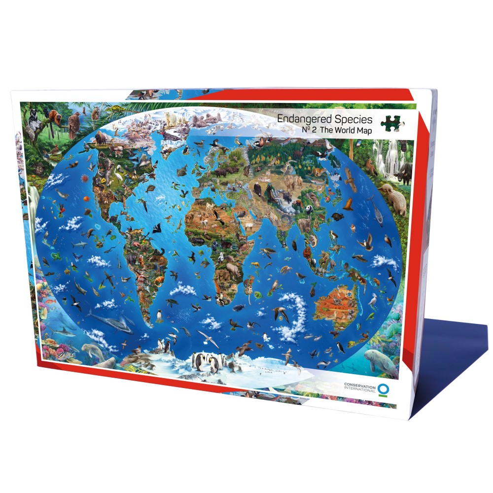 Mobiliseren heelal wijsvinger Puzzel 3000 stukjes De wereldkaart | WWF | Steun ons