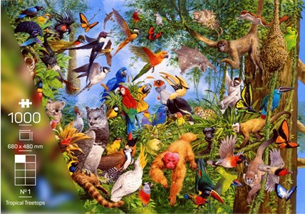 lus Discriminatie Compliment Puzzel 1000 stukjes Wildlife Collection Nr. 1 | WWF | Steun ons