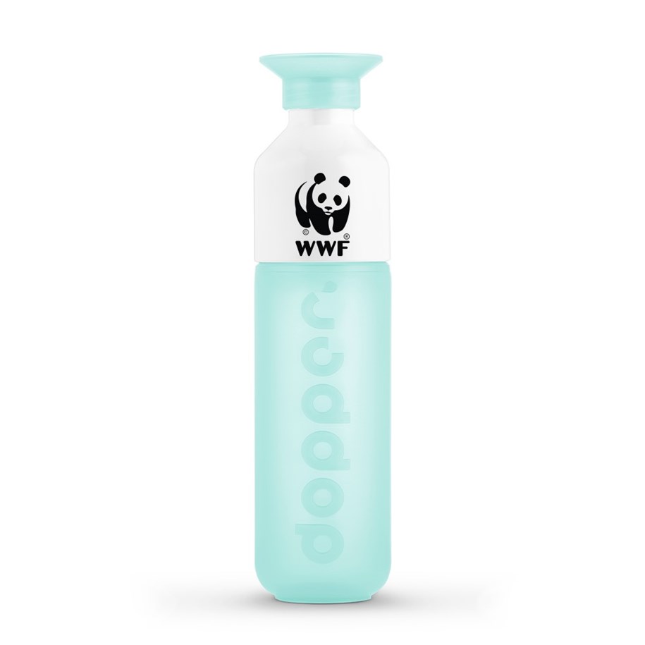 Dopper fles kopen lichtblauw | WWF jouw