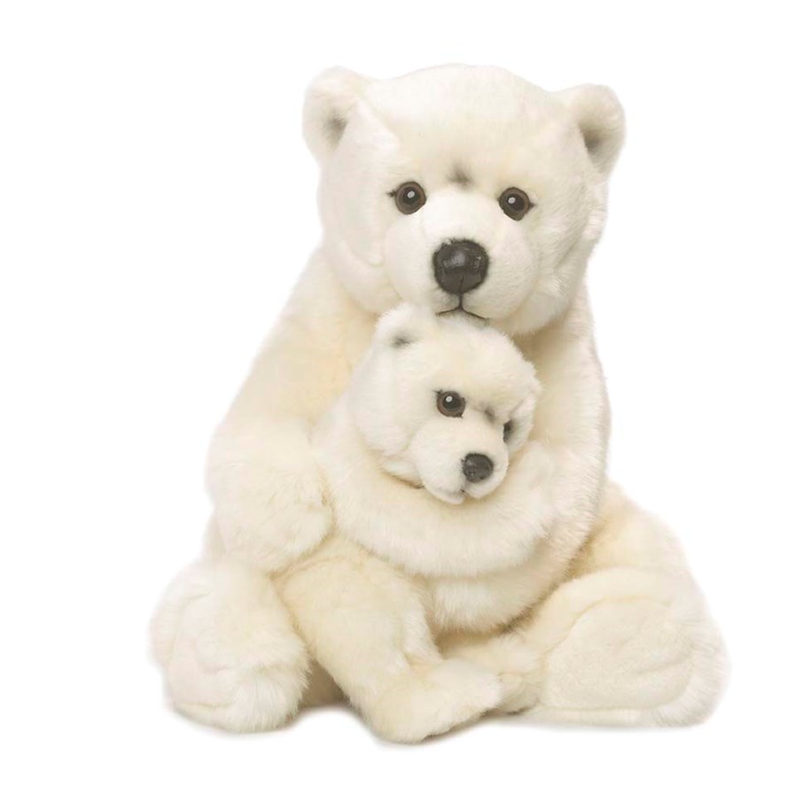 Blauwdruk Cadeau Raak verstrikt IJsbeer knuffel groot: moeder kind | WWF | Steun ons werk